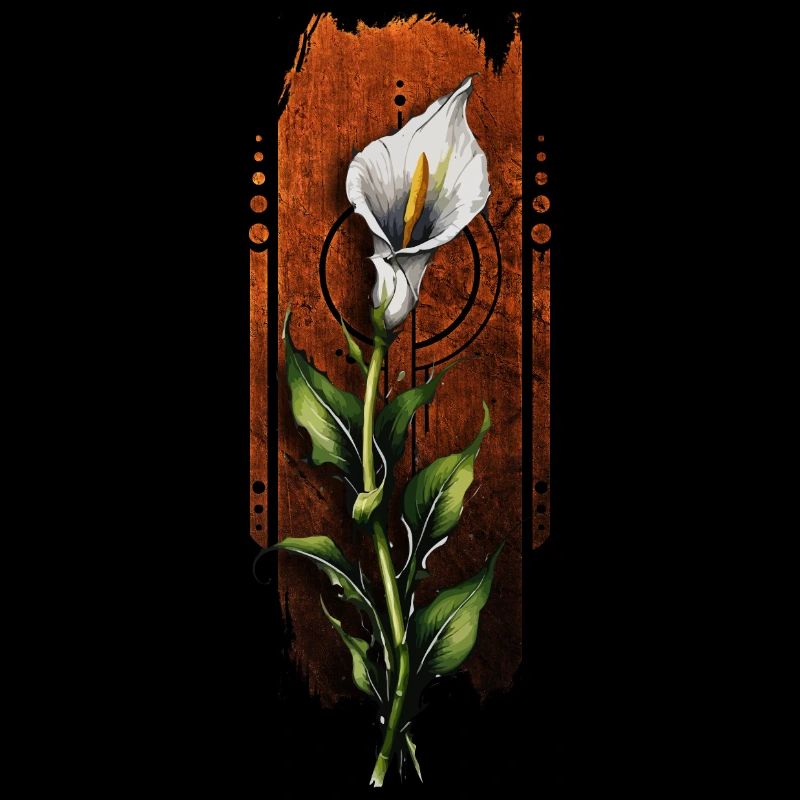 Charme tropical : Fleur de lys Calla