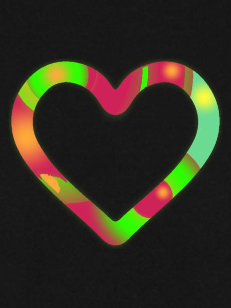Herz neon