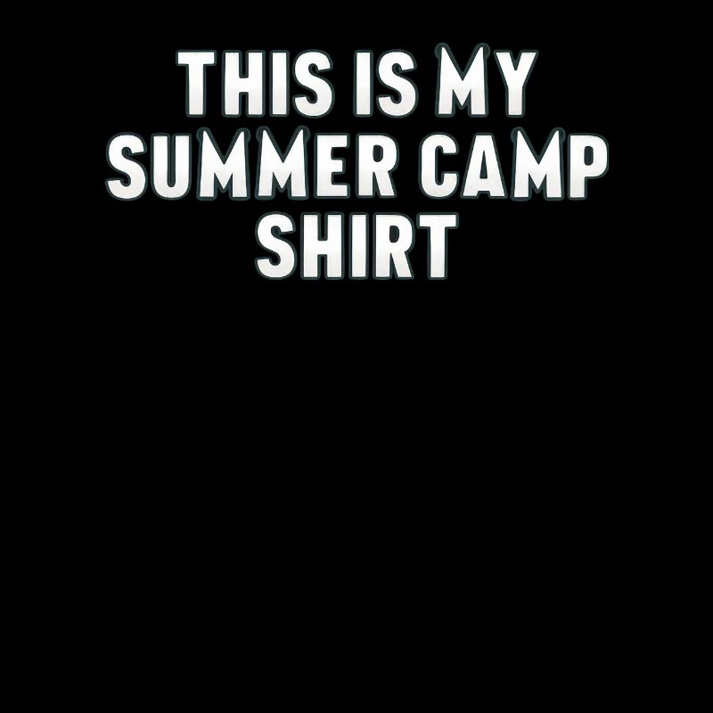 C’est ma chemise de camp d’été - parfaite pour le camp