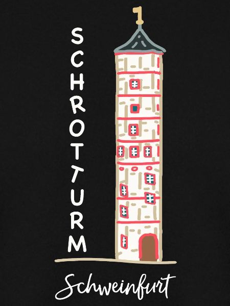 Schweinfurt, kultiger Schrotturm, Bayern