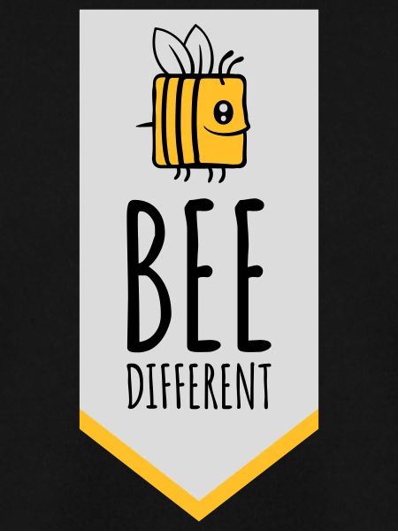 bee different Spruch Zitat
