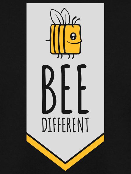 bee different Spruch Zitat