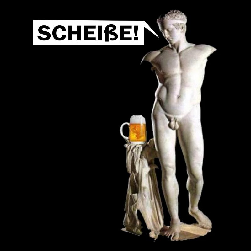Scheiße Statue Figur Venus Skulptur Bier