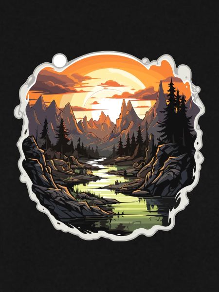 Landschaft - Illustration