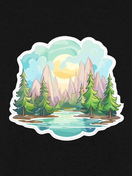 Landschaft - Illustration