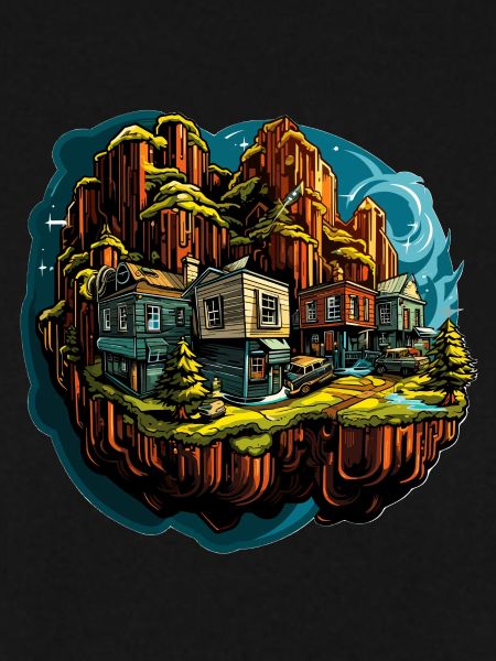 Landschaft - Illustration