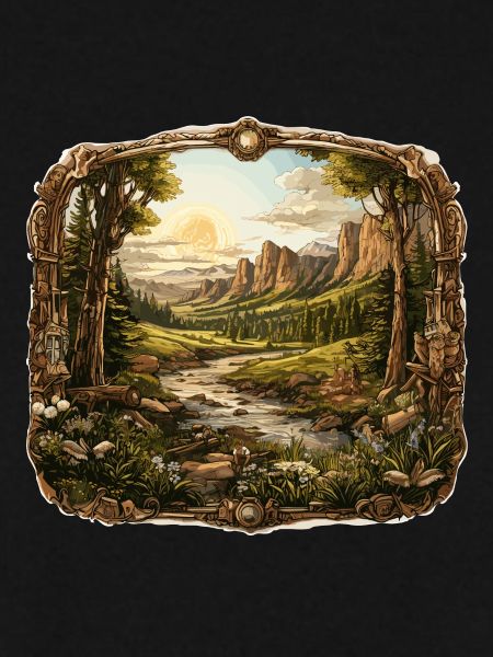 Landschaft - Illustration