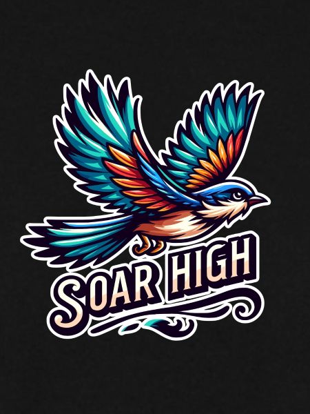 Soar High - Vogel Illustration