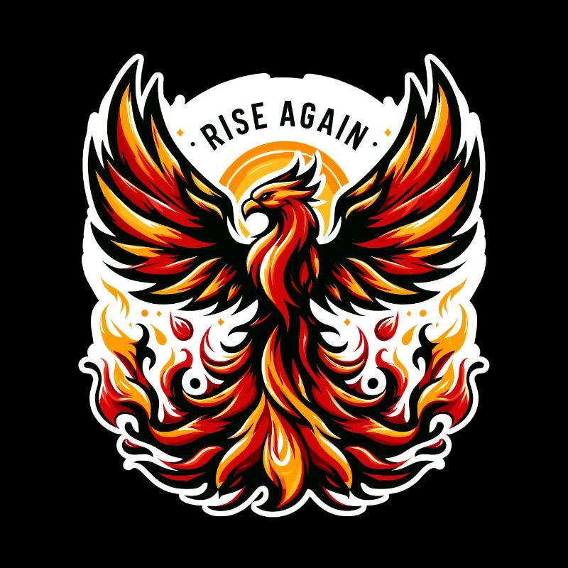 Rise Again - Phönix Illustration
