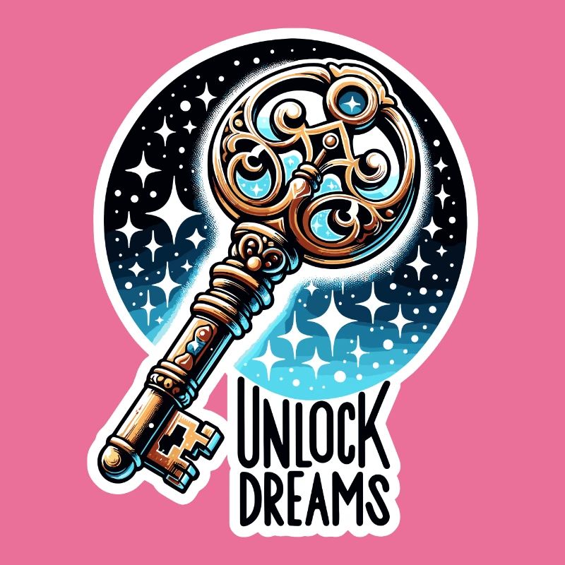 Unlock Dreams - Key Illustration