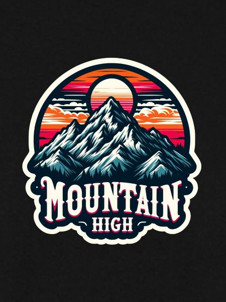 Mountain High - Berg Illustration
