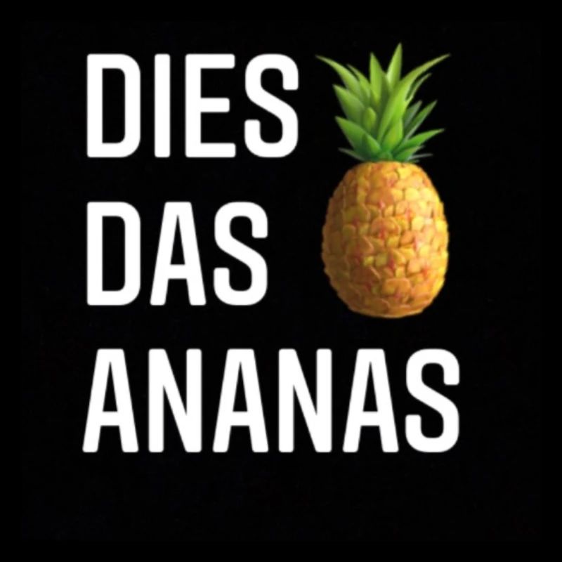Dies das Ananas schwarz