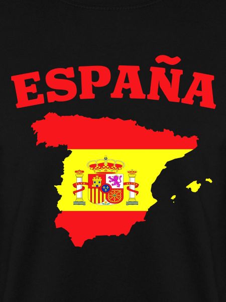 Spain Espana Flag Map