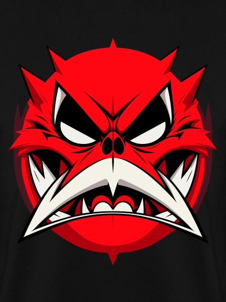 Abstract Evil Face