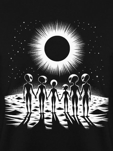 Cosmic Silhouette Familienkreis