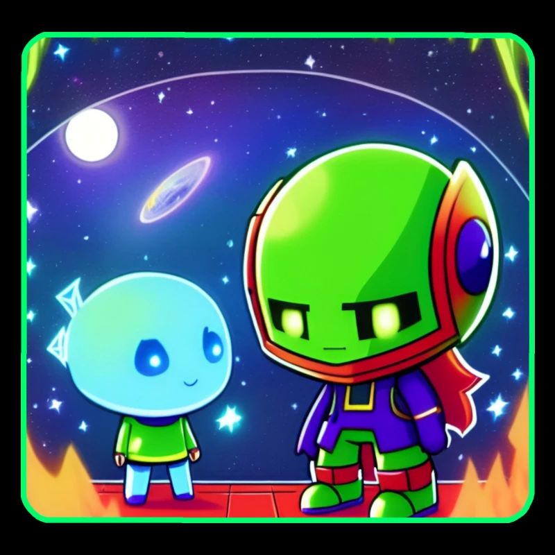Niedliche Aliens