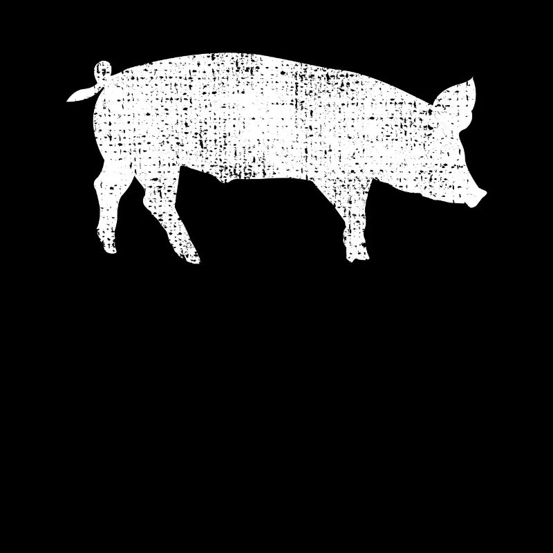 Schweinefleisch-Schweinefleisch-Liebhaber, der das