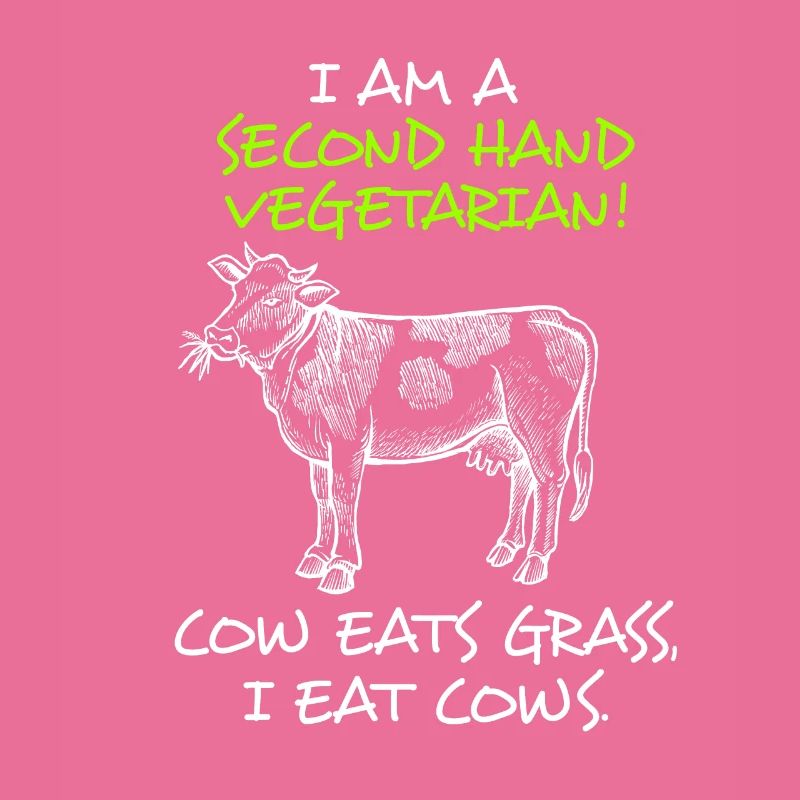 Anti Vegan Vegetarier Fleischesser Fleisch