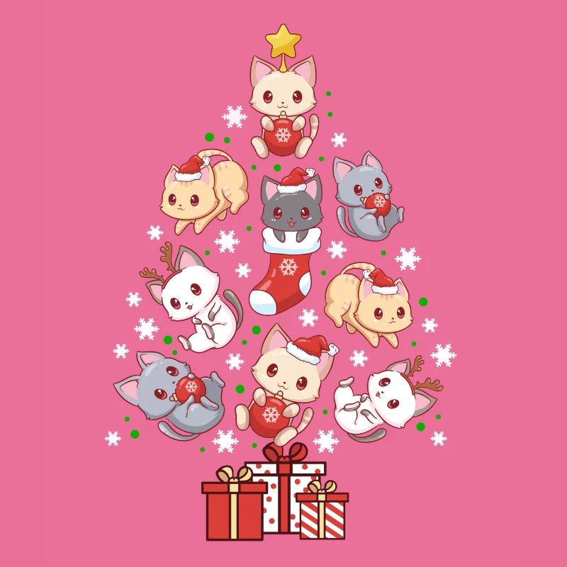 Weihnachtsbaumkatzen