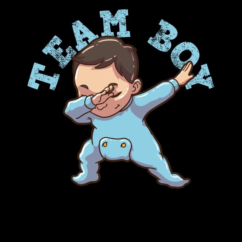 Gender Reveal Team Junge