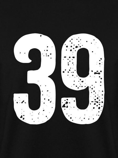 39 Zahlen Weiß