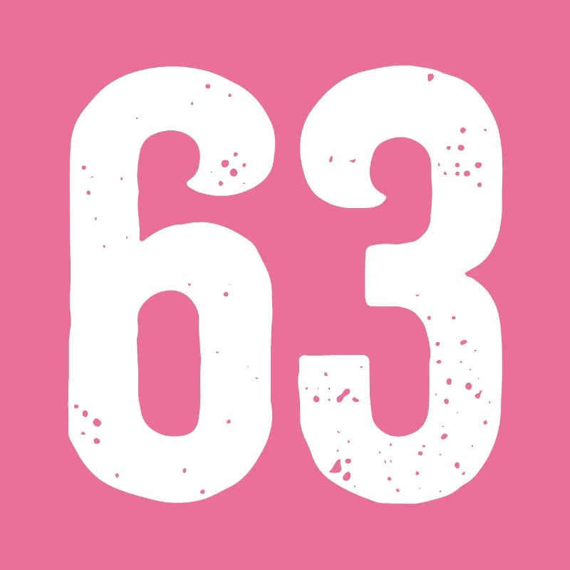63 Numéros Blanc