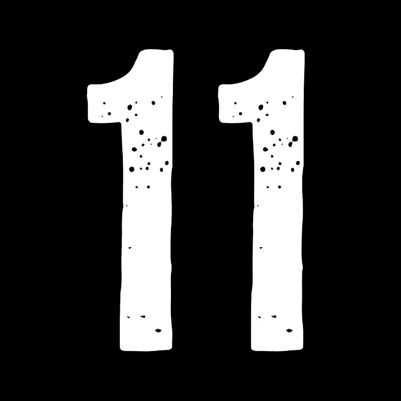 11 Numéros Blanc