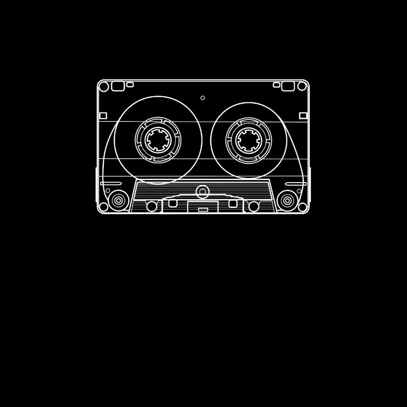 Rétro cassette audio cassette audio rétro