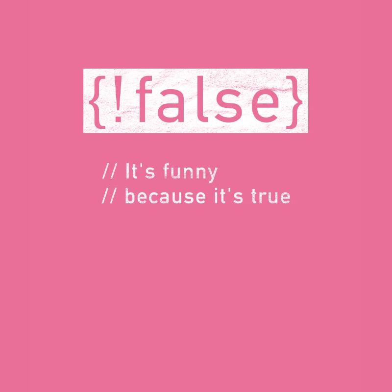 Programmeur pirate informatique Nerd Geek! False true