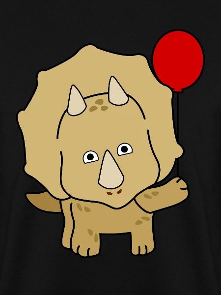 Dinos Triceratops mit Luftballon