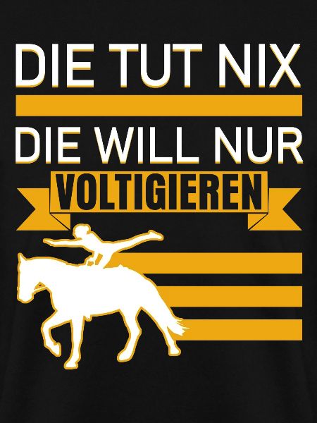Voltigieren Voltigierer Spruch