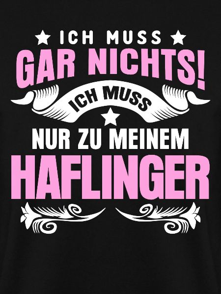 Haflinger - Pferde Spruch