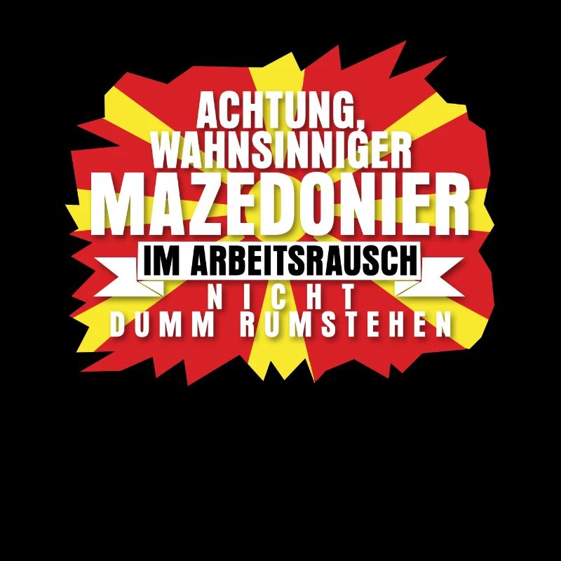 Mazedonien Mazedonier im Arbeitsrausch