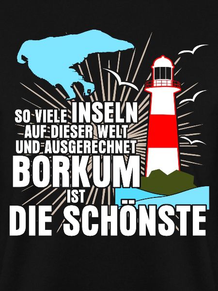 Borkum Insel Spruch