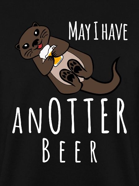 Otter mit Bier