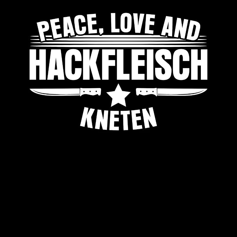 Metzger Hackfleisch kneten Fleischer