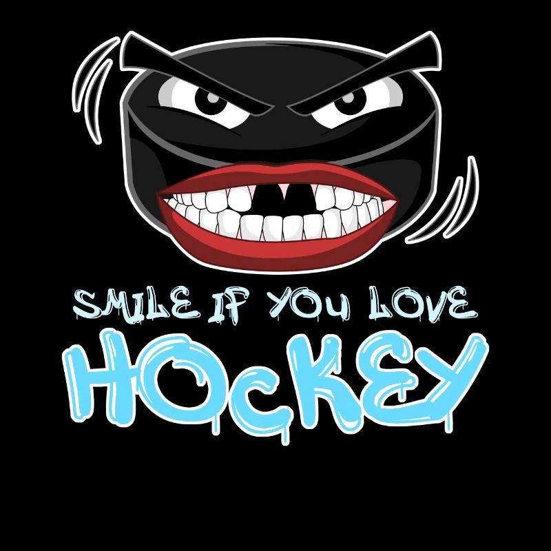 Eishockey Puck Witz Eishockeyspieler