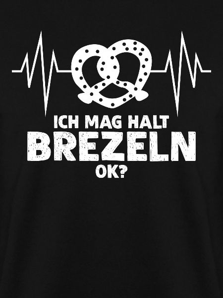 Ich mag Brezeln
