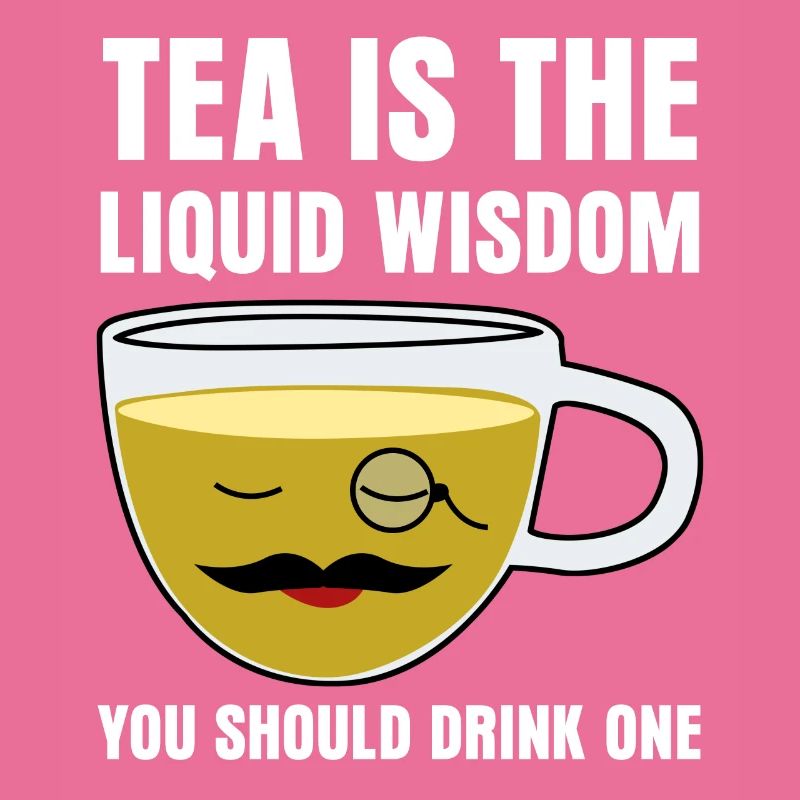 Teetrinker Teetasse lustig Teebeutel Tee