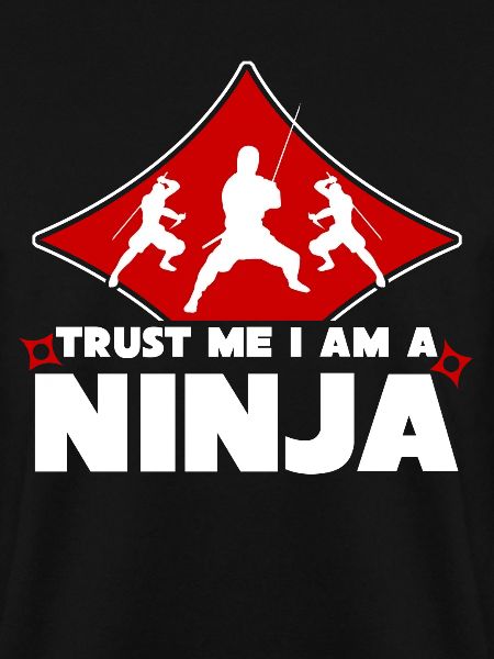Ninja Witz mit Ninjas