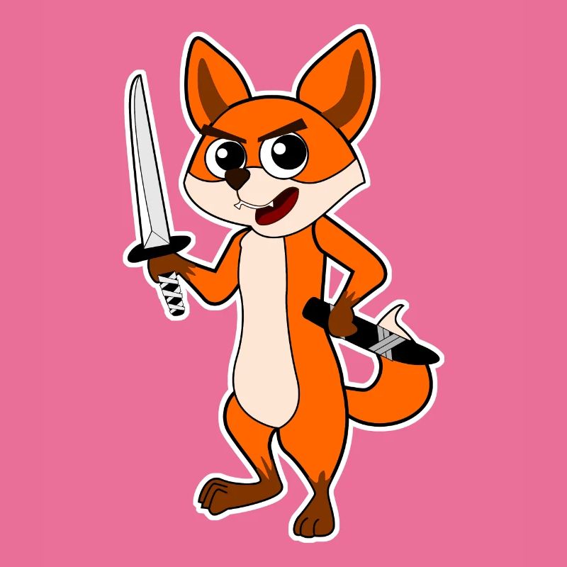 Katana Fox Ninja Sword Épée Samouraï