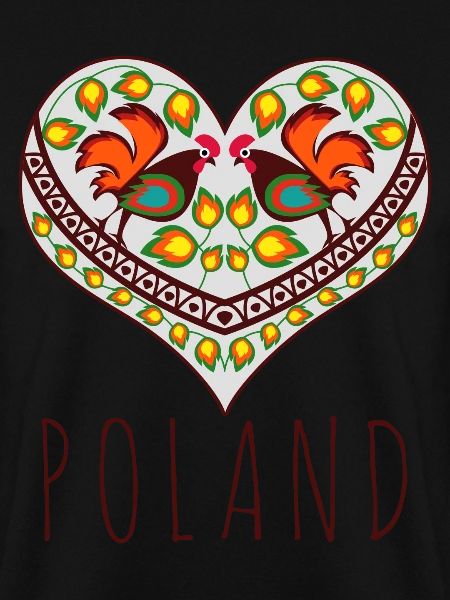 Polen traditionell polnisch Herz