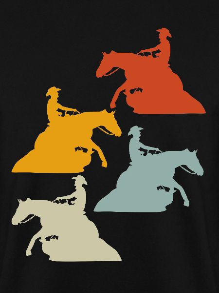 Reining Reiten Retro Westernreiten