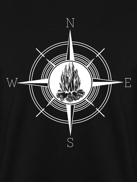 Campfire Fire Pit Compass