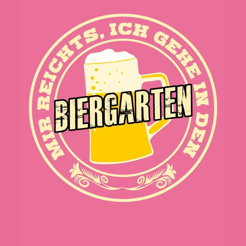 Biergarten Bierglas Bier Biertrinker