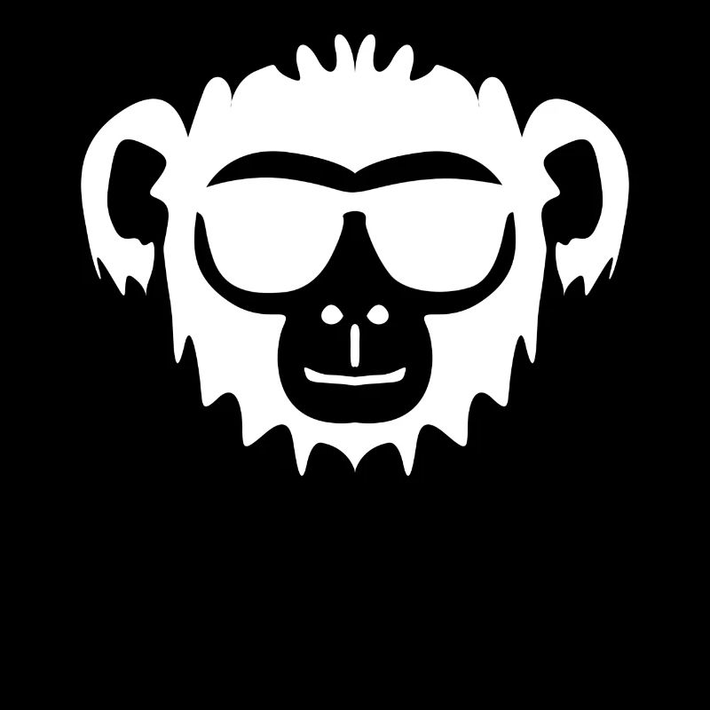 Affe mit Sonnenbrille Affen