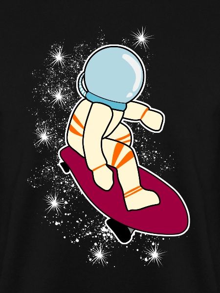 Longboarder Astronaut Longboard