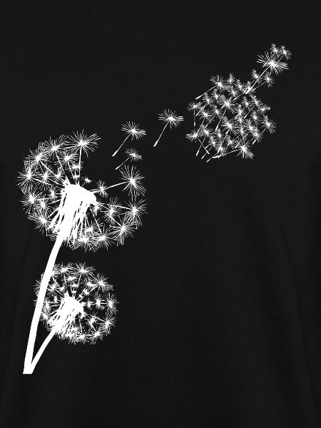 Mittelfinger Pusteblume Beleidigung