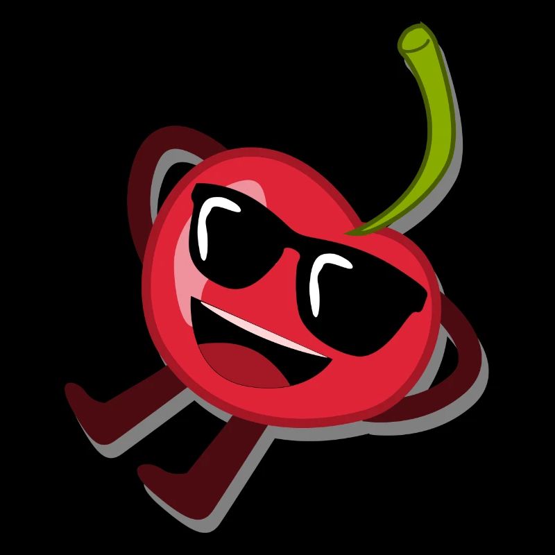 Cherry with sunglasses Cherries