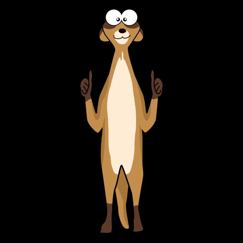 Suricate lève le pouce